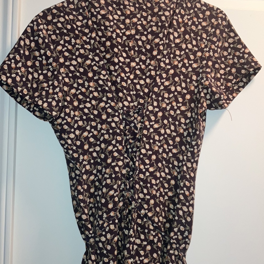 Vintage floral mini dress - Picture 10 of 13